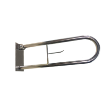 Поручень настінний вiдкидний з тримачем туалетного паперу, Ø 32мм - 700мм