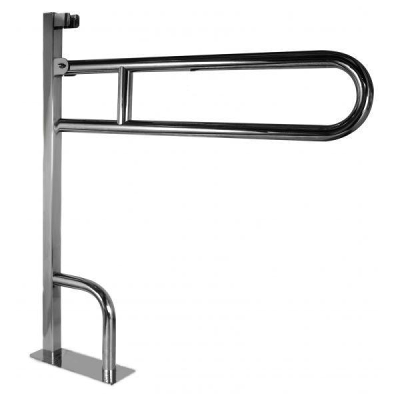 Поручень для підлоги відкидний, можливо додати кріплення в стіну, Ø 32мм - 1000х700мм Поручень для підлоги відкидний, можливо додати кріплення в стіну, Ø 32мм - 1000х700мм