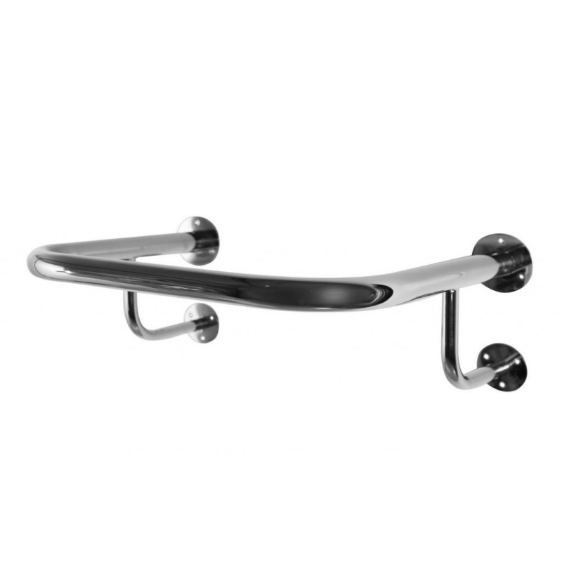 Поручень для умивальника “стіна-стіна“, виготовляється під розмір мийки, Ø 32мм Поручень для умивальника “стіна-стіна“, виготовляється під розмір мийки, Ø 32мм