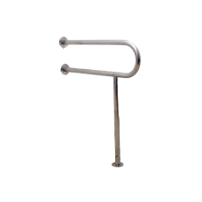 Поручень “стіна-підлога“ з поворотною ніжкою 360 °, Ø 32мм - 800х700мм