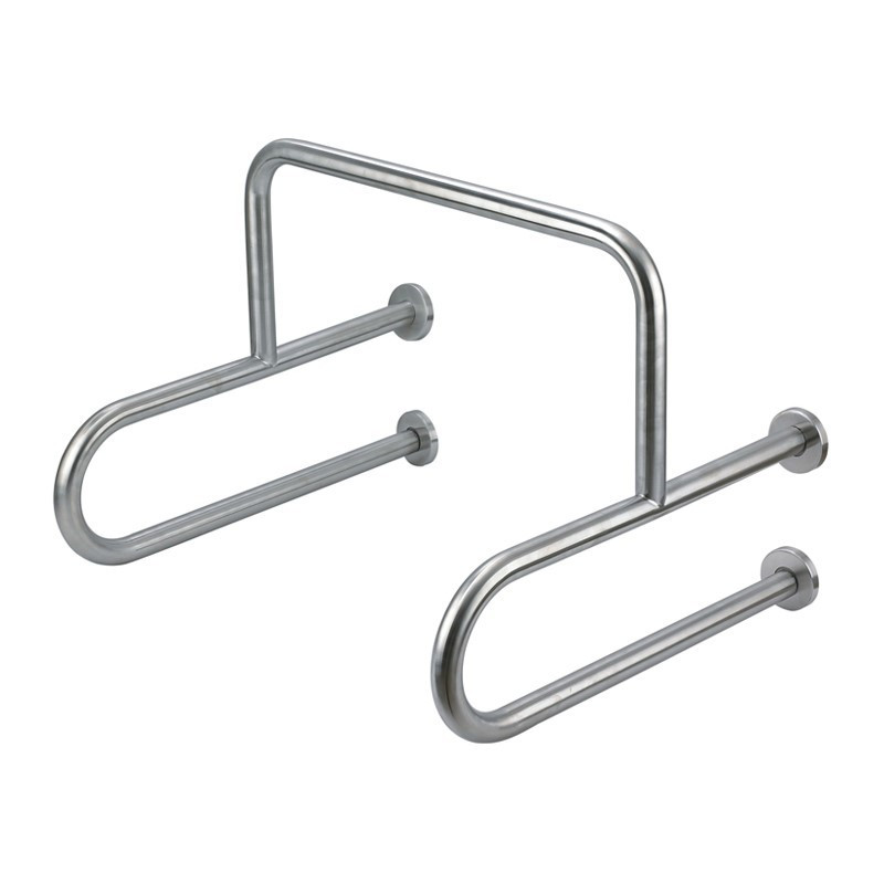 Поручень опорний для пісуару посилений, Ø 32мм - 400х500х600мм Поручень опорний для пісуару посилений, Ø 32мм - 400х500х600мм