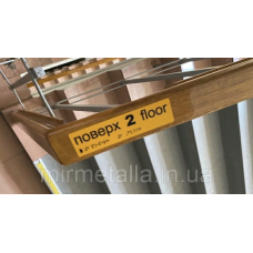 Таблички з ПВХ “Поверх“